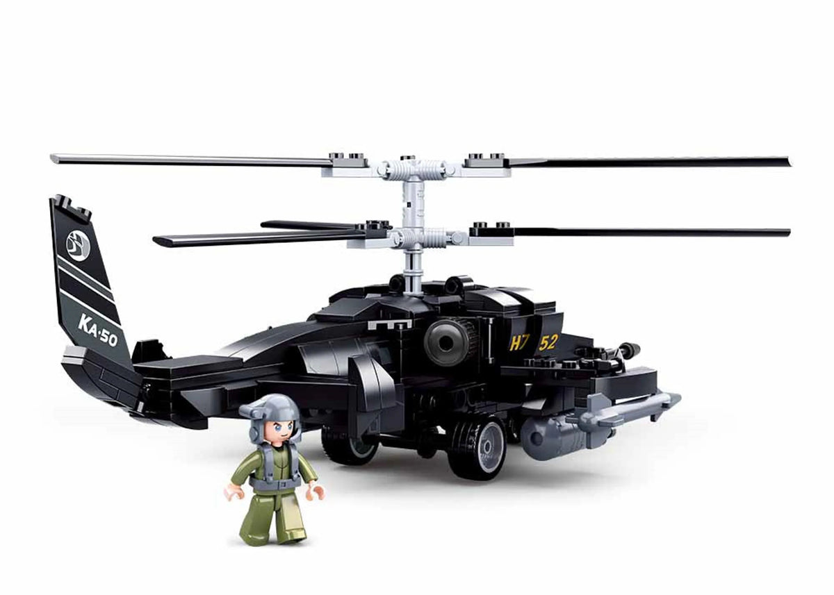 KA-50 Black Shark Helicopter Brick Kit (333 pcs)