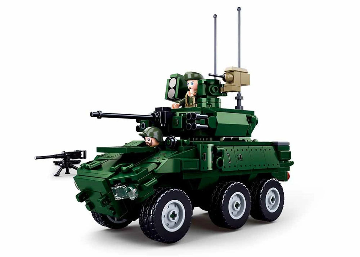 EBRC 6x6 Wheeled Combat Vehicle Brick Kit (384 pcs)