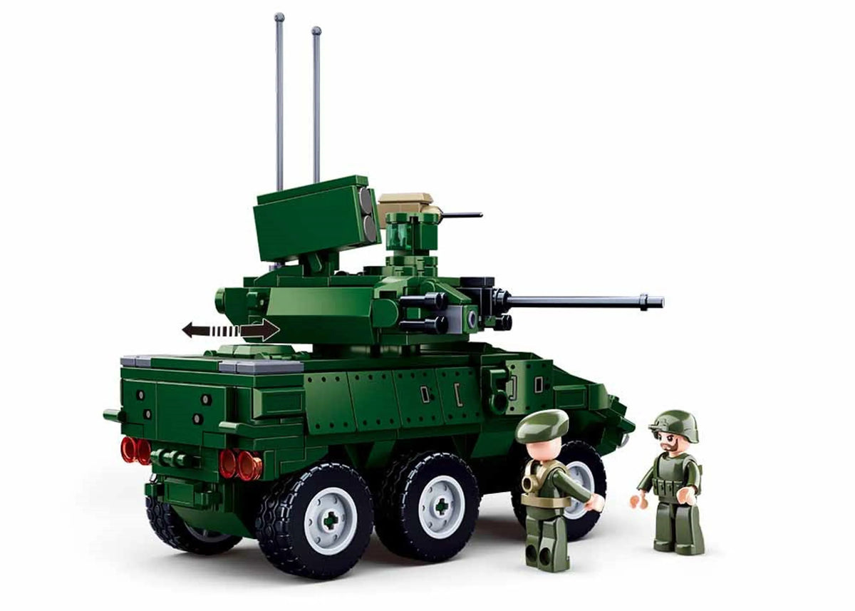 EBRC 6x6 Wheeled Combat Vehicle Brick Kit (384 pcs)