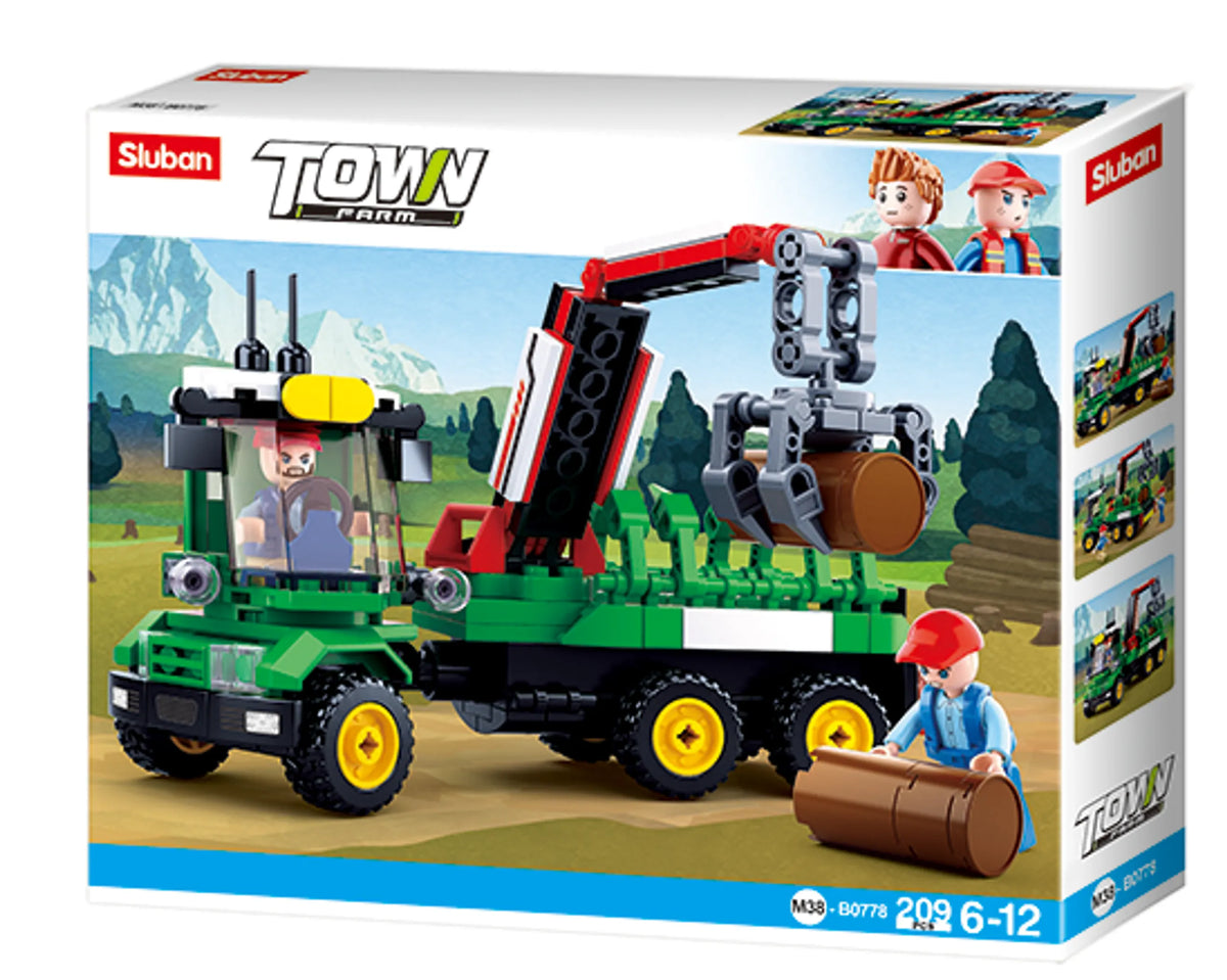 Farm Log Transporter Brick Kit (209 pcs) - view 7