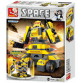 Space Fighter Tiger Building Brick Kit (157 pcs)