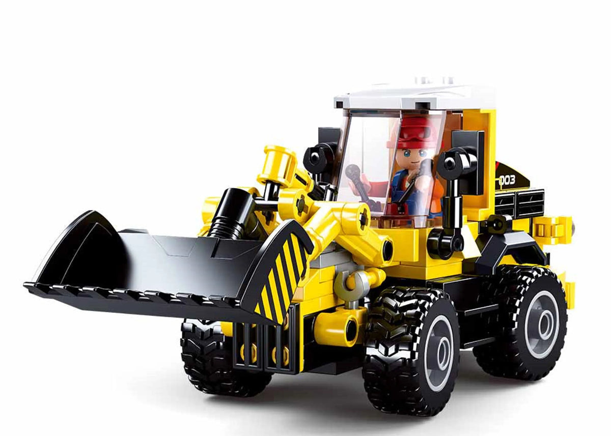 2-in-1 Forklift Construction Truck Brick Kit (200 pcs)