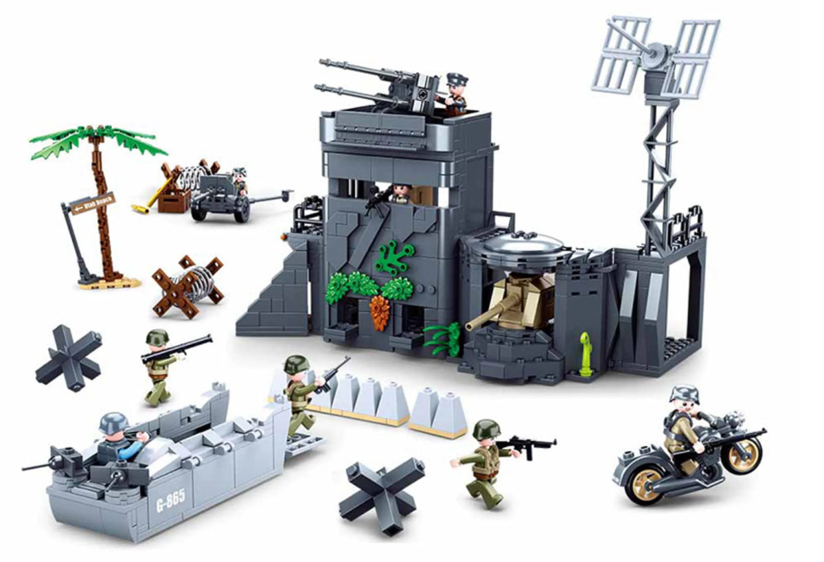WWII D-Day Atlantic Wall Brick Kit (765 pcs)