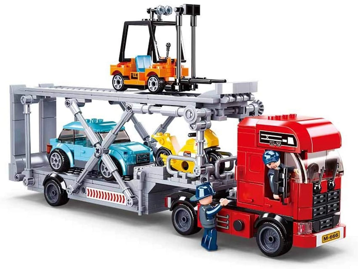 Car Transporter Building Brick Kit (542 pcs)