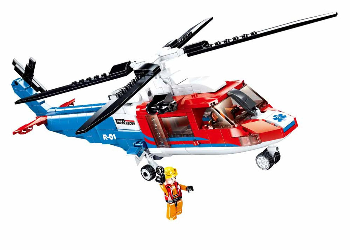The Rescue Medivac Coast Guard Helicopter (402 pcs)