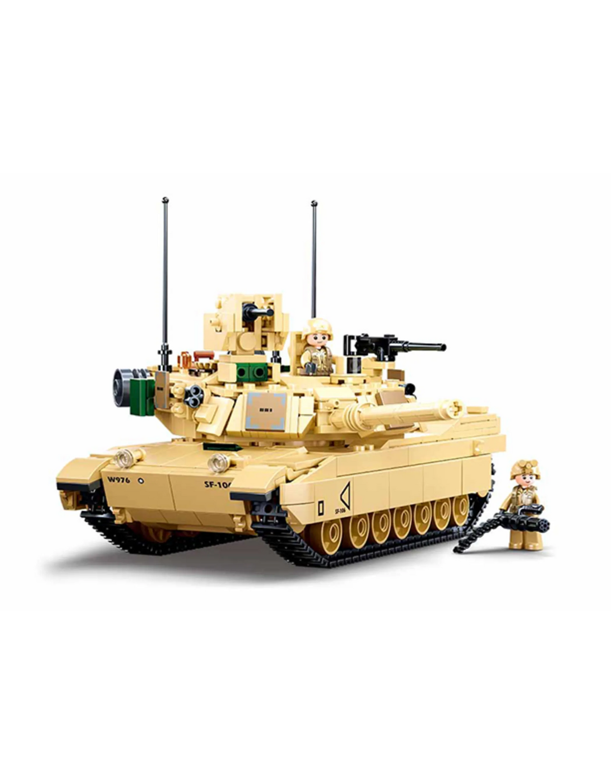 M1A2 Abrams Main Battle Tank Brick Kit (781 pcs) - view 4