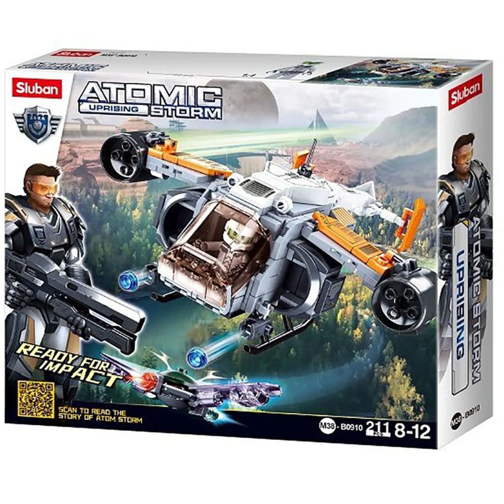 Atomic Storm Thunder Aircraft Brick Kit (211 pcs)
