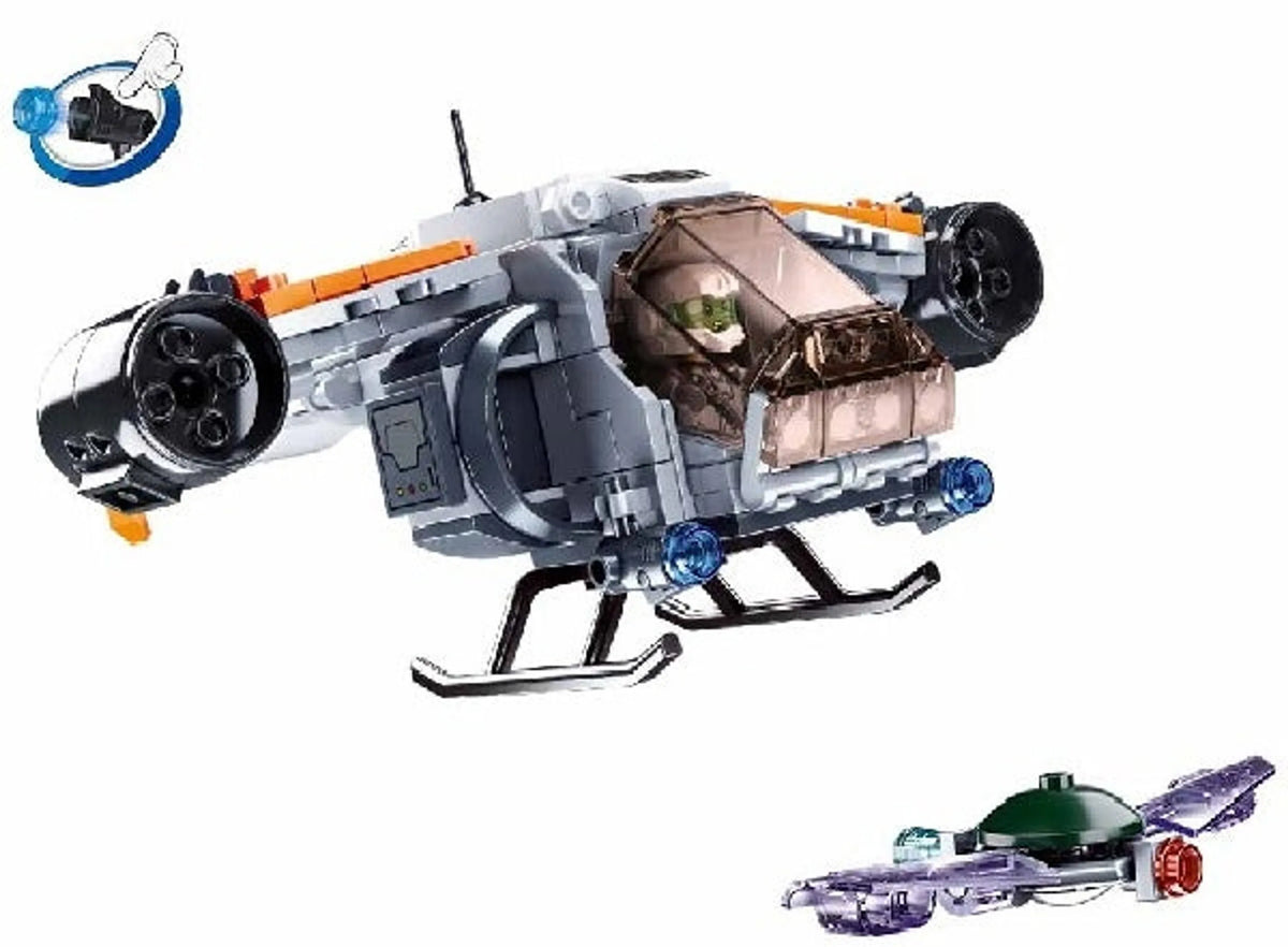Atomic Storm Thunder Aircraft Brick Kit (211 pcs)