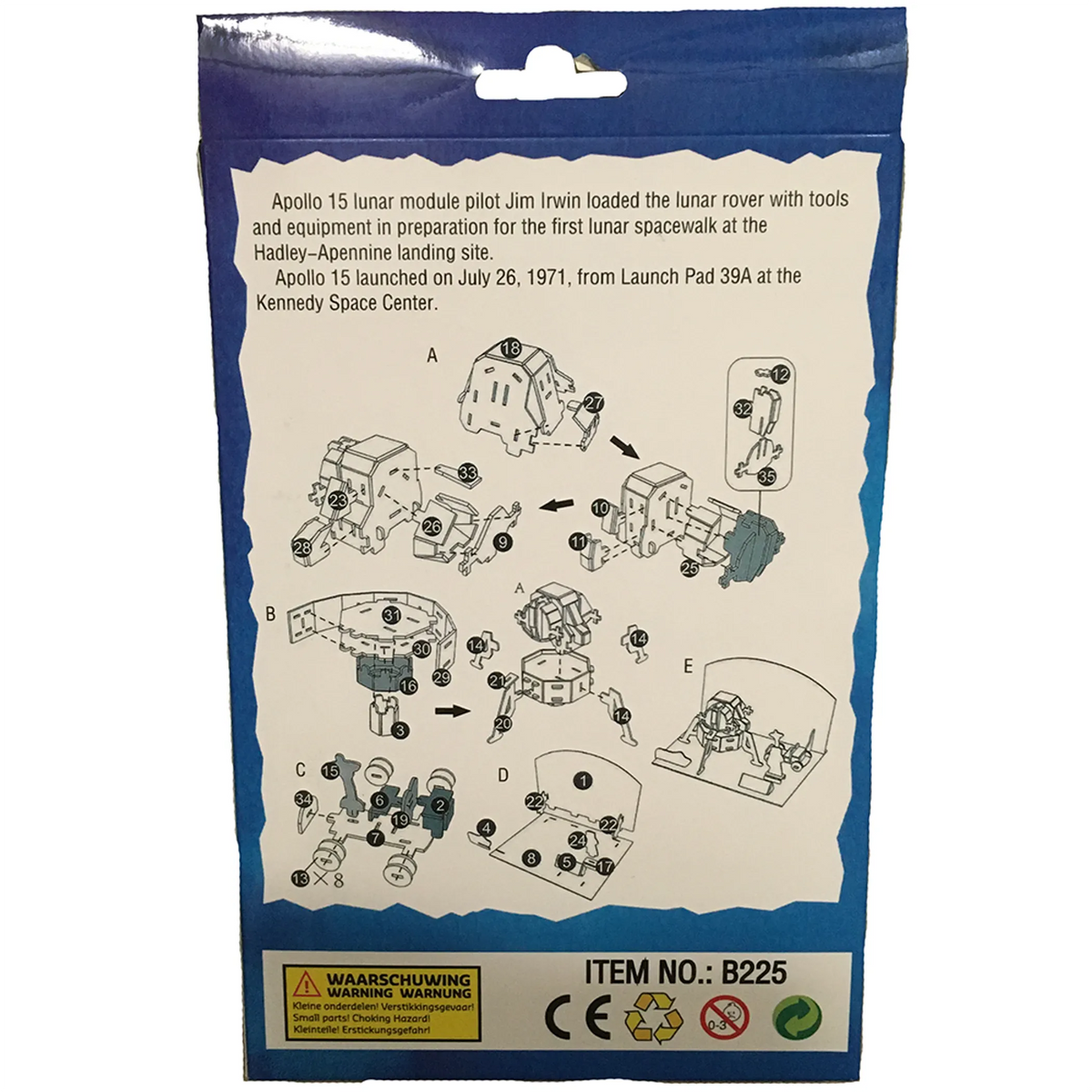 Apollo Lunar Module 3D Puzzle (45 pcs)