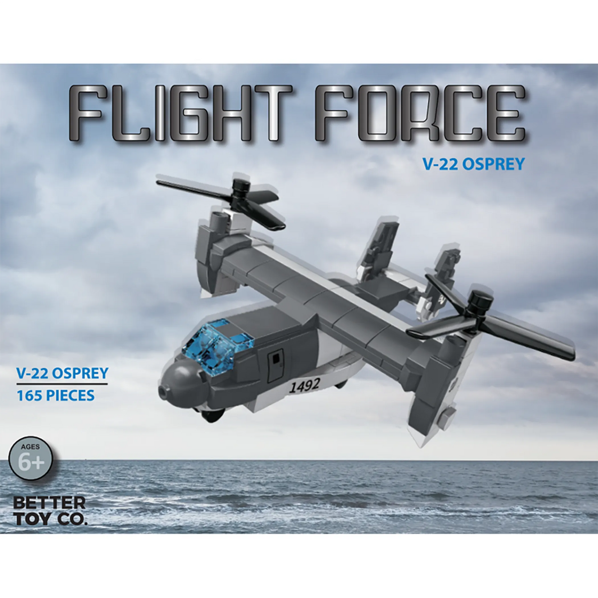 V-22 Osprey Military Aircraft Brick Kit (165 pcs)