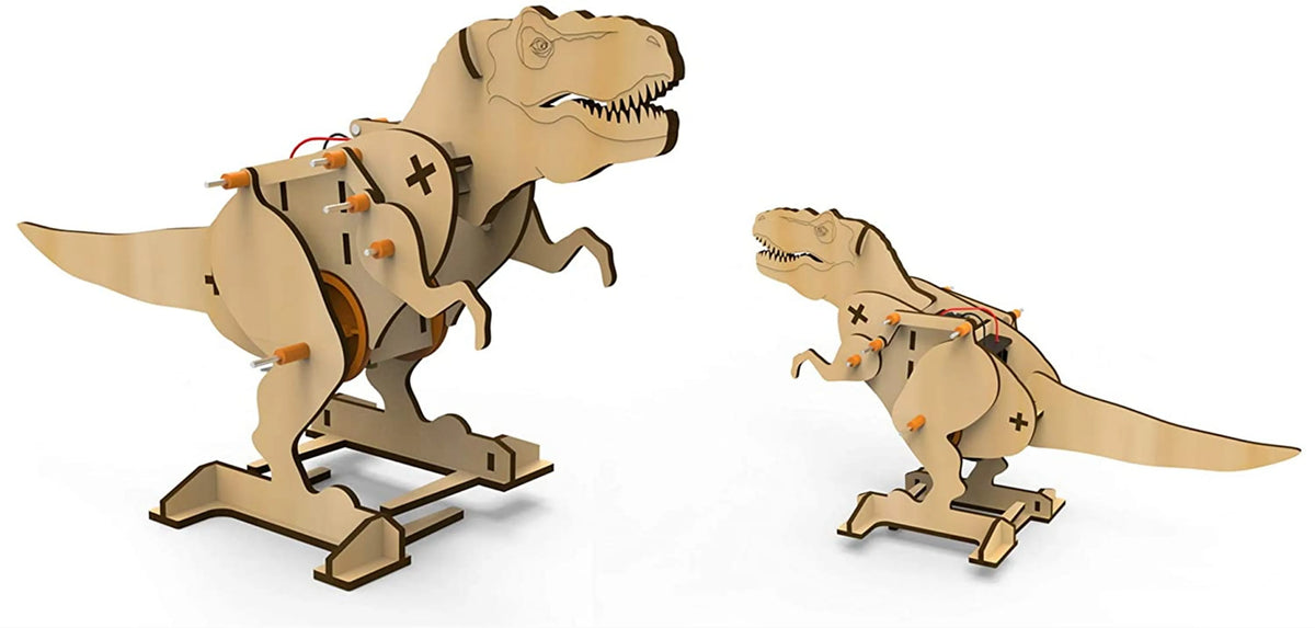 Tyrannosaurus DIY Electric Wooden STEM Kit (84 pcs)