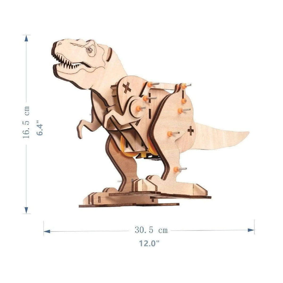 Tyrannosaurus DIY Electric Wooden STEM Kit (84 pcs)
