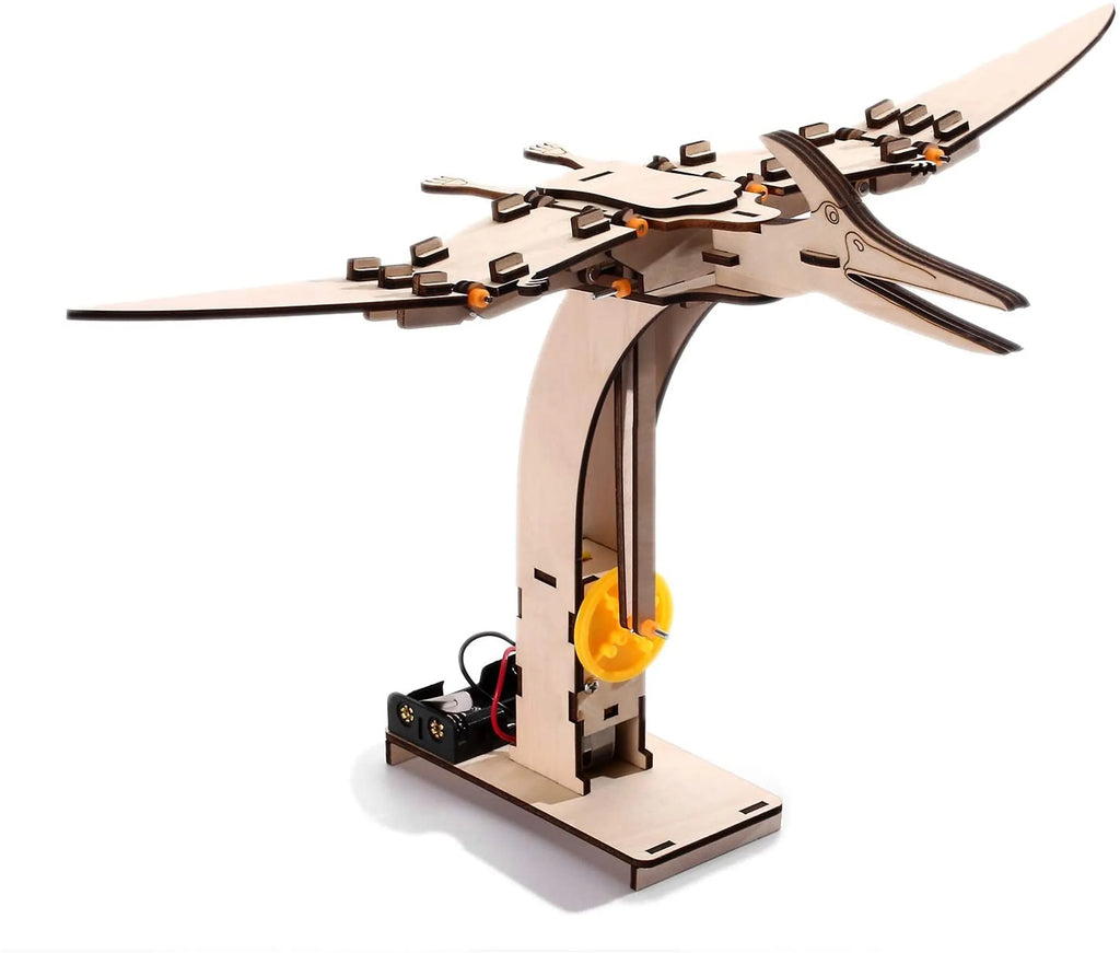 Pterosaur DIY Electric Wooden STEM Kit (82 pcs)