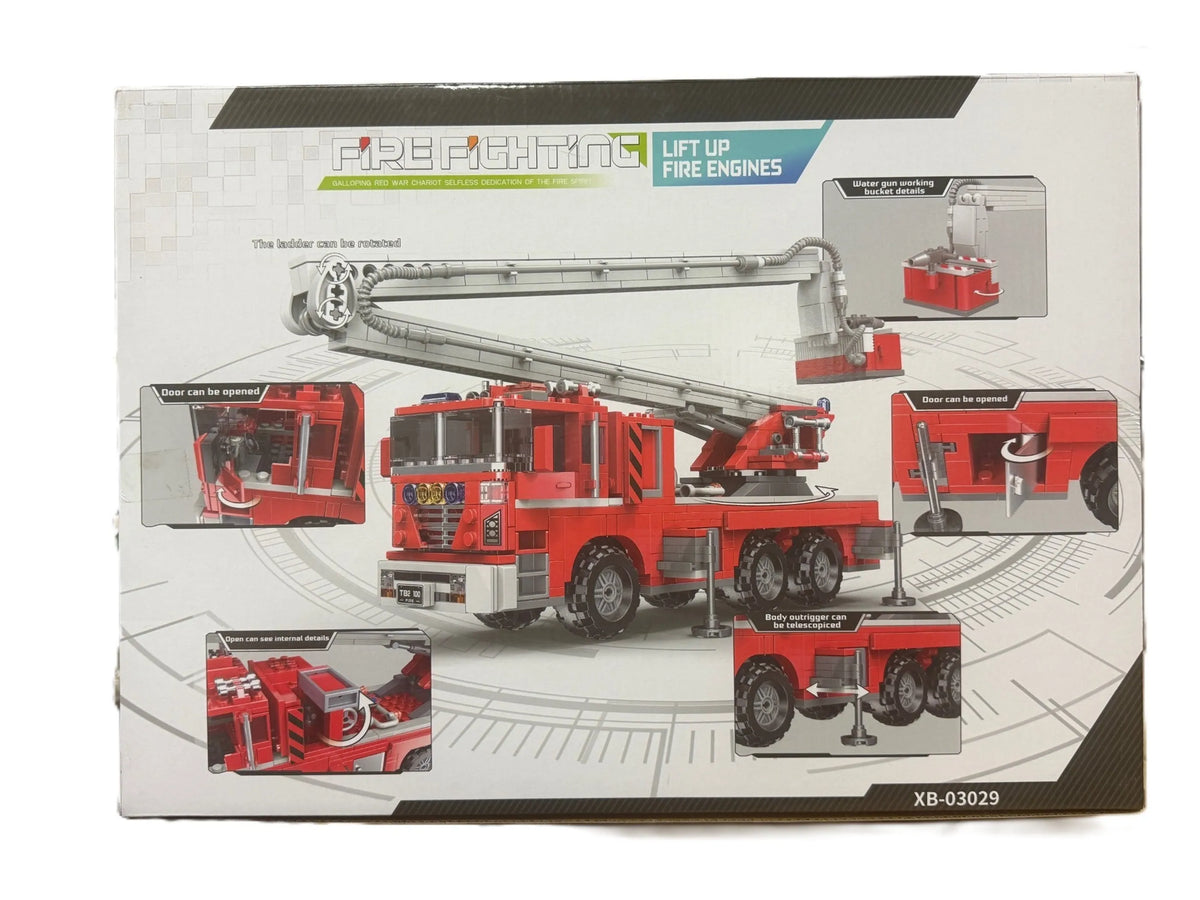 Fire Truck with Lift Building Brick Set (751 pcs)