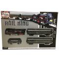 Classic Electric Rail King Train Set with Tracks