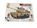 M1 Abrams Tank & Outpost Building Brick Set (1496 pcs)