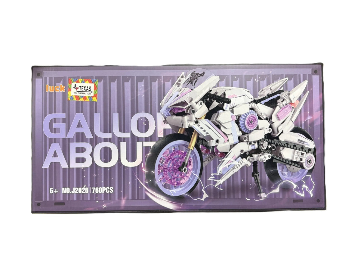 Motorcycle to Bull Transforming Brick Set (760 pcs)