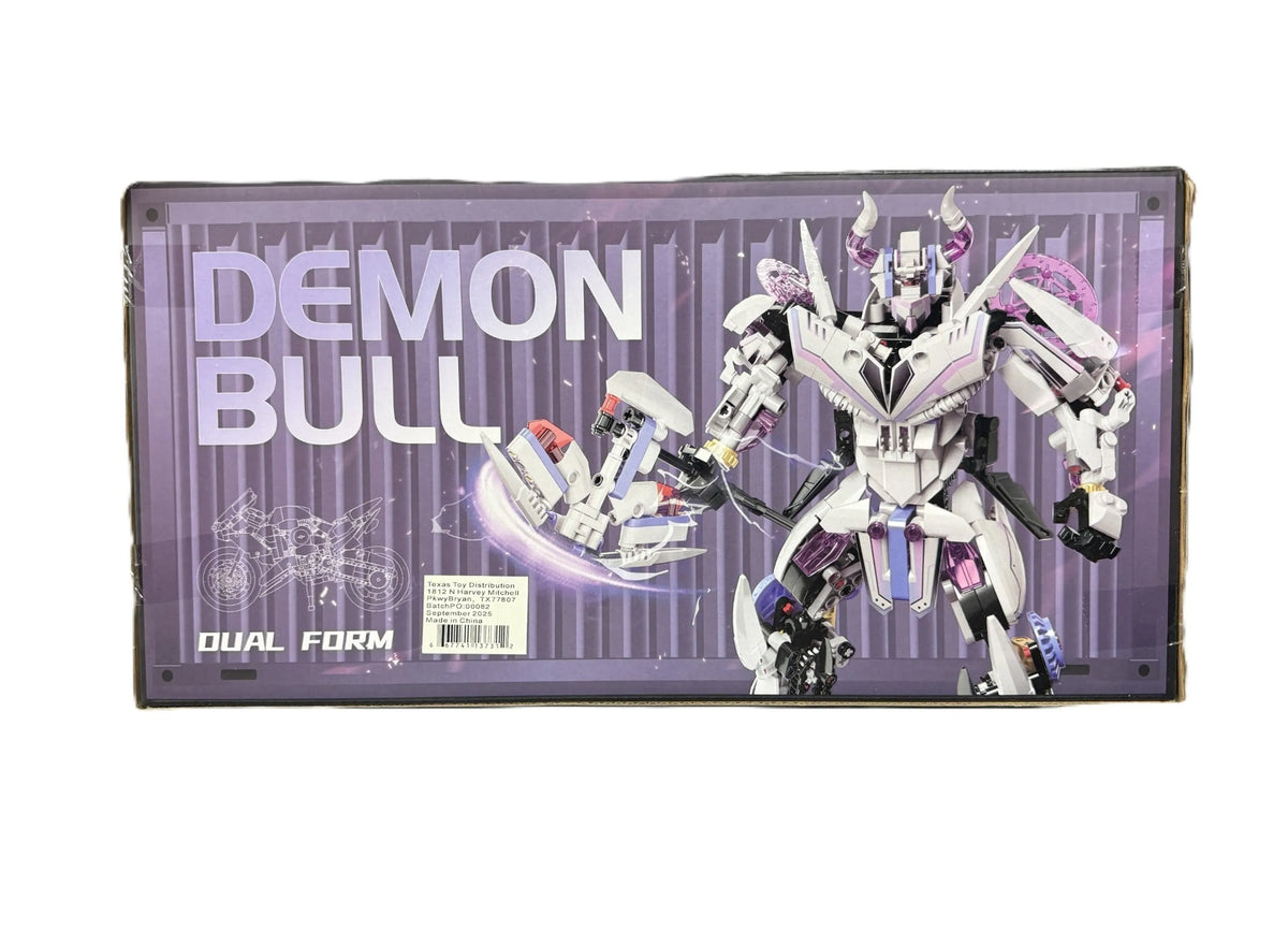 Motorcycle to Bull Transforming Brick Set (760 pcs)