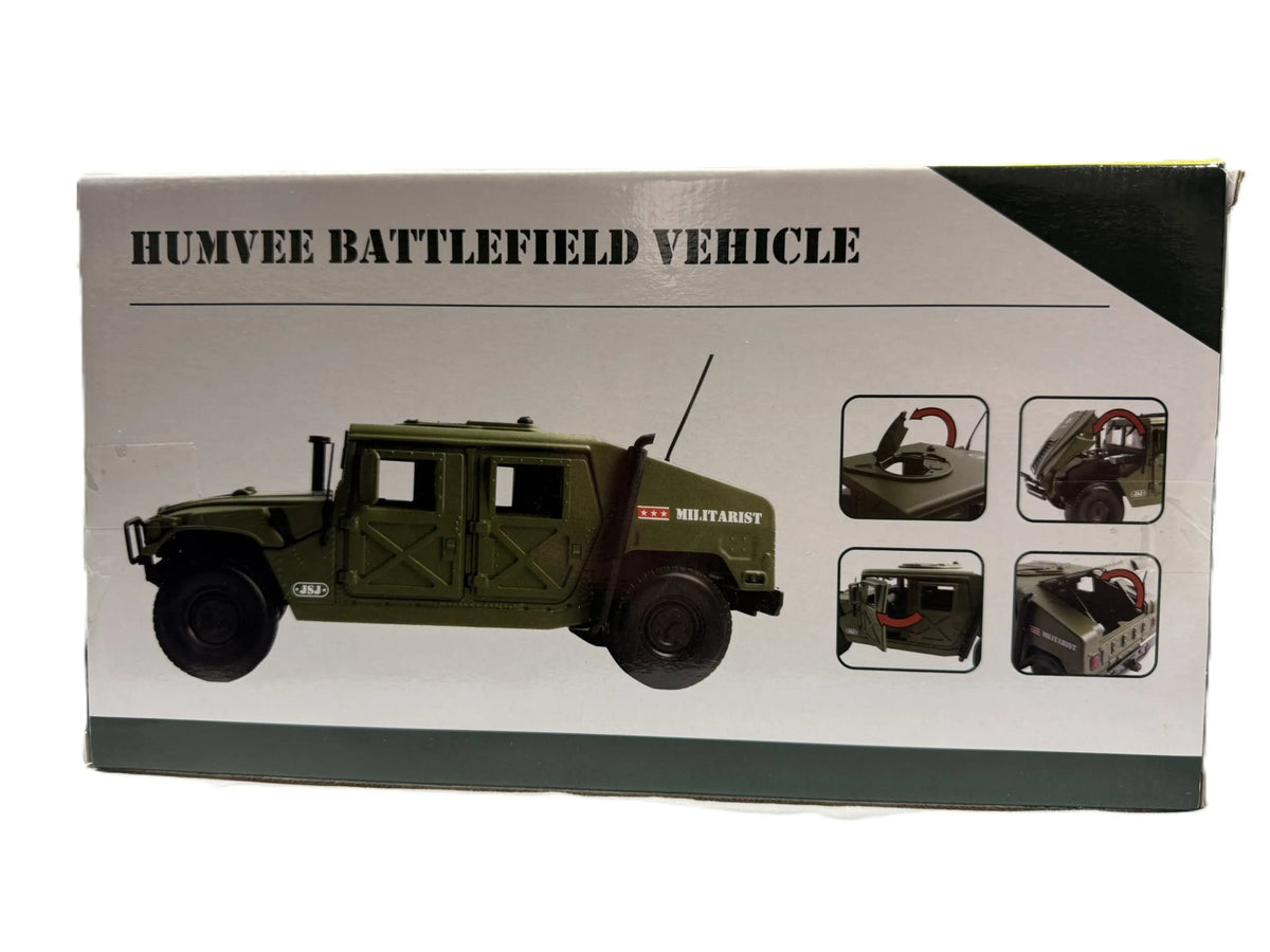 1:18 Die-Cast Hummer H1 Military Vehicle