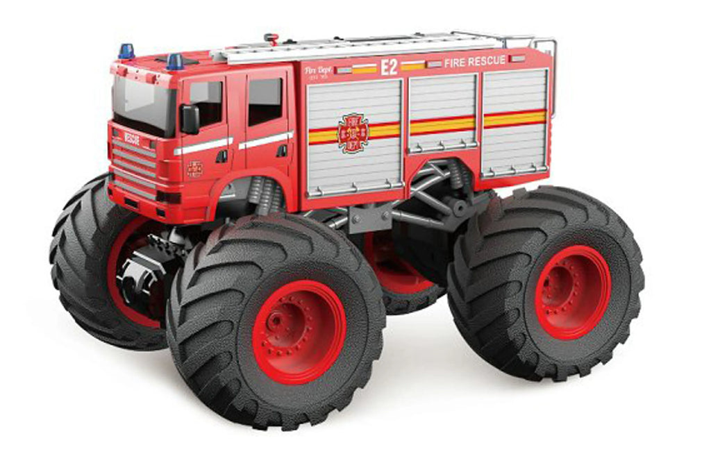 1:18 RC Big Wheel Fire Truck with Lights & Sounds