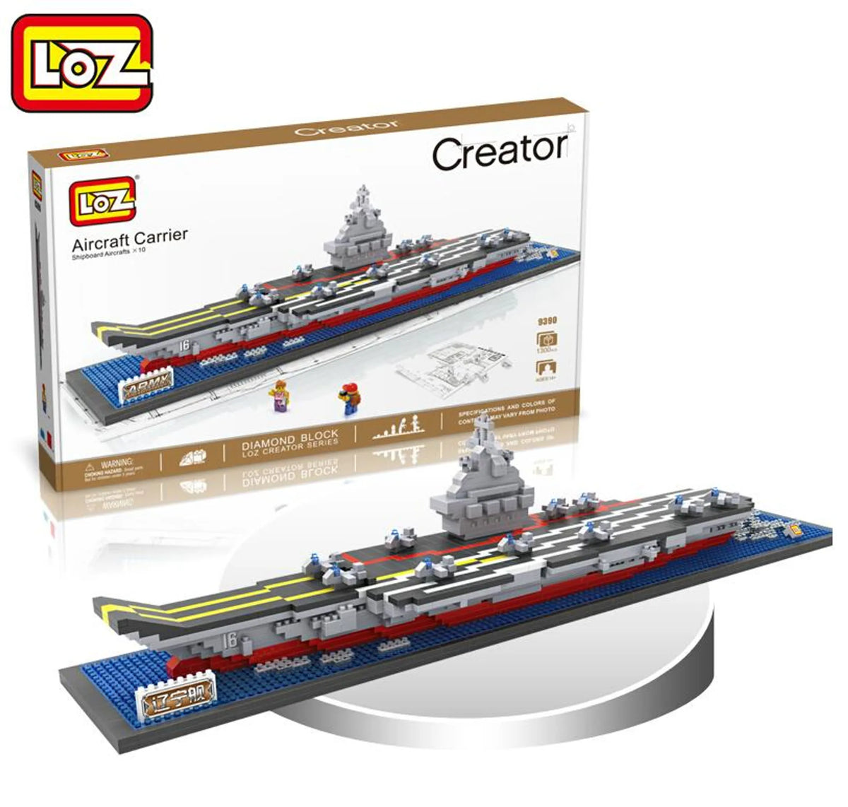 Liaoning Aircraft Carrier Micro Block Building Set