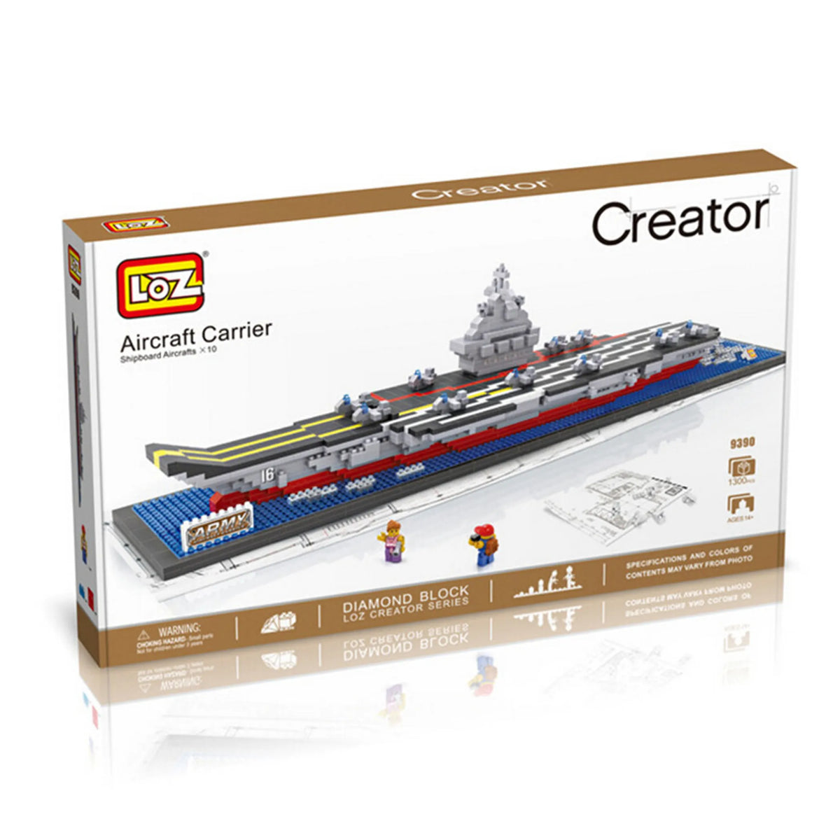 Liaoning Aircraft Carrier Micro Block Building Set