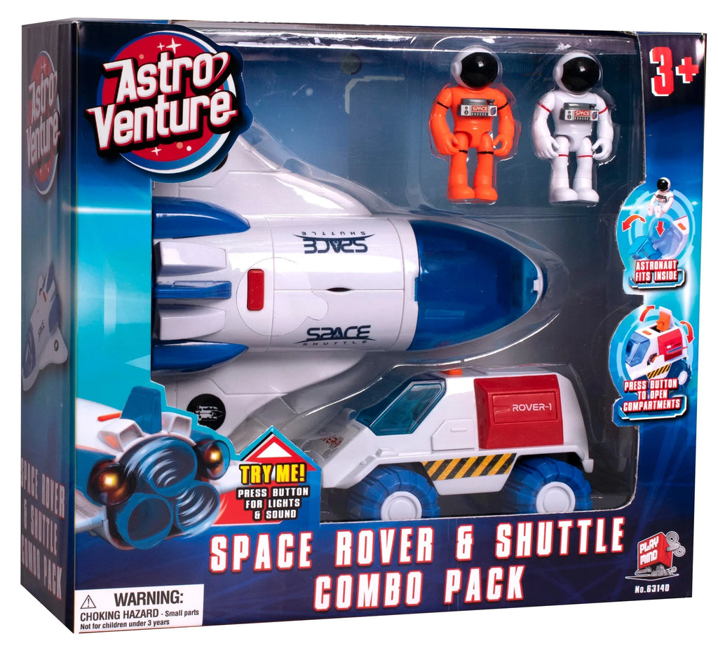 Astro Venture Space Rover & Shuttle Combo Set