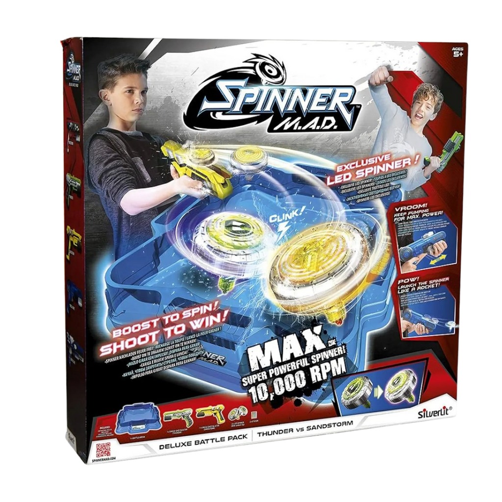 Spinner M.A.D. Deluxe Battle Pack: Thunder vs Sandstorm