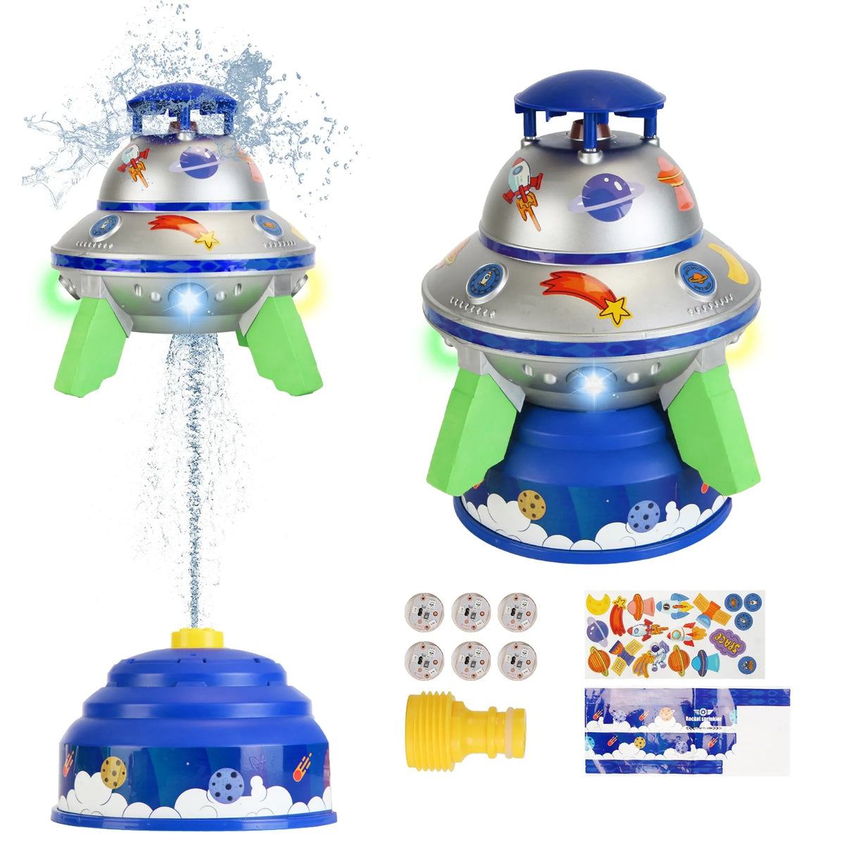 UFO Water Sprinkler with LED Lights