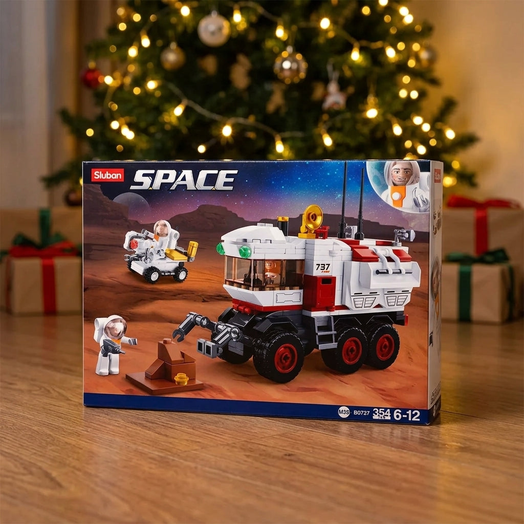 Space Mars Rover Building Brick Kit (354 pcs) – Christmas gift under the tree