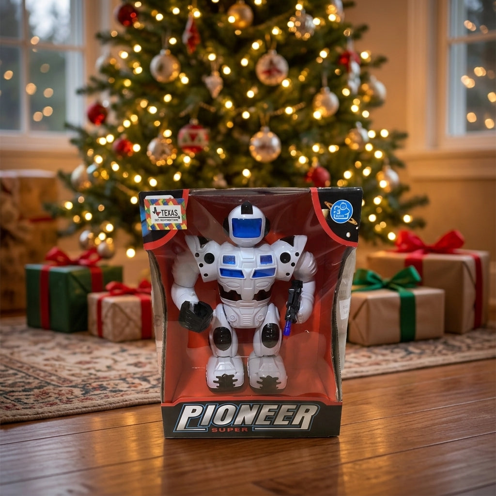 Electronic Walking Robot with Lights and Sounds – Christmas gift under the tree